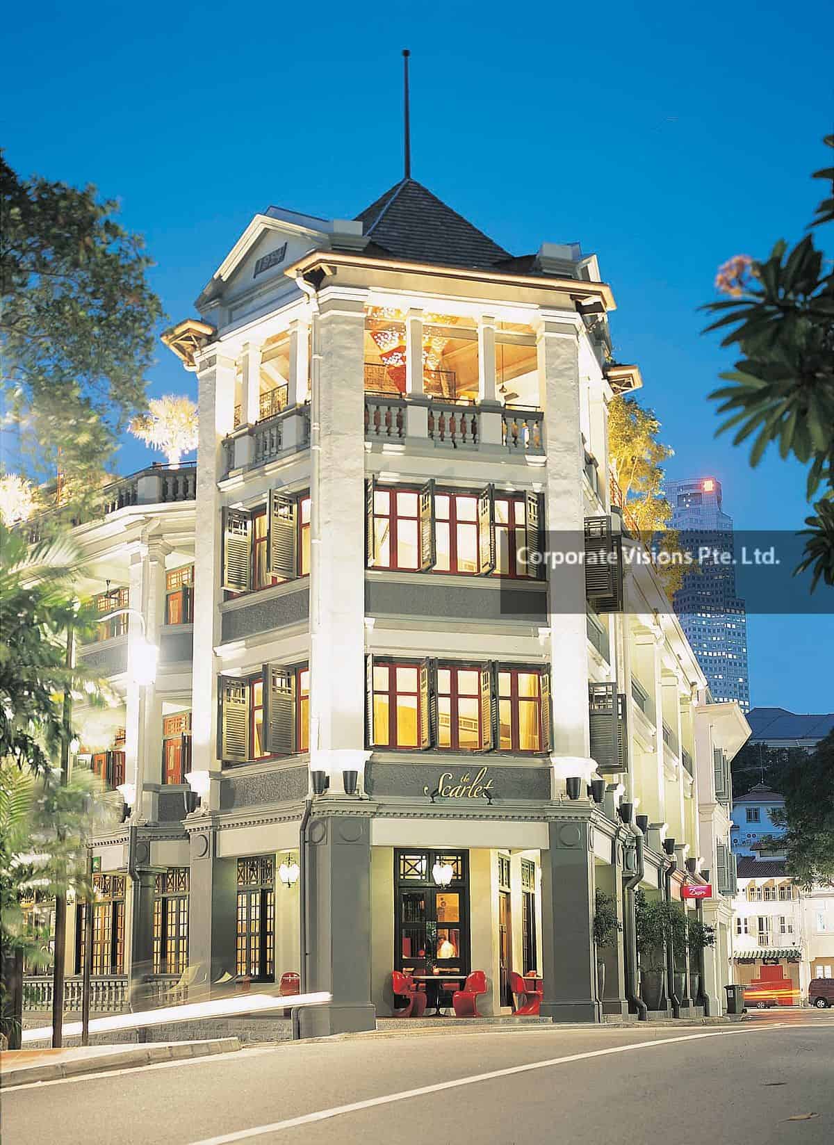 Scarlet Hotel, Scarlet Hotel &#8211; 33 Erskine Road, Singapore 069333