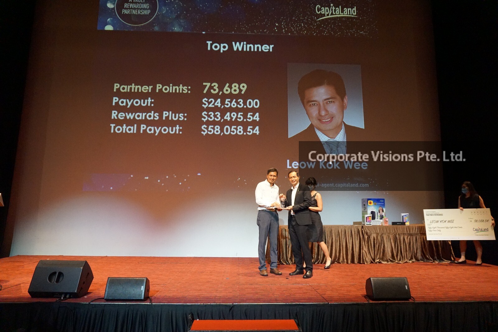 , Year 2020 &#8211; Top Agent Award &#8211; Capitaland Singapore