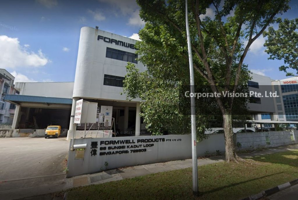 66 Sungei Kadut Loop, Singapore 729503 Corporate Visions