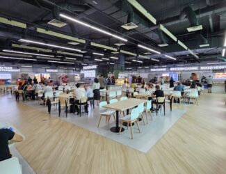 Ubi Road food court Starhub green